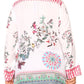 Sakkas Linea Women's Casual Floral Print Long Sleeve Swing Boho Pullover Tunic Top