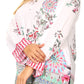 Sakkas Linea Women's Casual Floral Print Long Sleeve Swing Boho Pullover Tunic Top