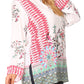 Sakkas Linea Women's Casual Floral Print Long Sleeve Swing Boho Pullover Tunic Top