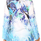 Sakkas Linea Women's Casual Floral Print Long Sleeve Swing Boho Pullover Tunic Top