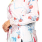 Sakkas Ditta Women's Casual Loose Long Sleeve Print Button Down Shirt Tunic Blouse