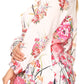 Sakkas Ditta Women's Casual Loose Long Sleeve Print Button Down Shirt Tunic Blouse