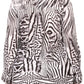 Sakkas Ditta Women's Casual Loose Long Sleeve Print Button Down Shirt Tunic Blouse