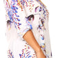 Sakkas Issa Women's Long Sleeve Floral Print Casual Button Down Shirt Blouse Top