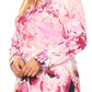 Sakkas Issa Women's Long Sleeve Floral Print Casual Button Down Shirt Blouse Top