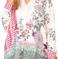 Sakkas Issa Women's Long Sleeve Floral Print Casual Button Down Shirt Blouse Top