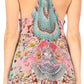 Sakkas Bette Women's Casual Boho Loose Printed Spaghetti Strap Top Tank Camisole