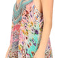 Sakkas Bette Women's Casual Boho Loose Printed Spaghetti Strap Top Tank Camisole