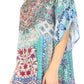 Sakkas Ella Women's Casual Short Sleeve Boxy Trendy Print Boho Blouse Top Tunic