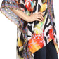 Sakkas Osiris Embellished Hi Low V-Neck Clasp Beach Cover-Up Kimono Kaftan Tunic