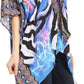 Sakkas Osiris Embellished Hi Low V-Neck Clasp Beach Cover-Up Kimono Kaftan Tunic