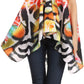 Sakkas Nasreen Sleeveless Printed V-Neck Tank Trapeze Caftan Adjustable Straps