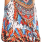 Sakkas Bosede Off Shoulder Bell Sleeve Casual Top Blouse w/Print and Rhimestones