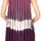Sakkas Cecily Crinkle Floral Batik Tank with Sequins and Embroidery