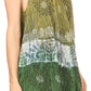 Sakkas Cecily Crinkle Floral Batik Tank with Sequins and Embroidery