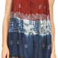 Sakkas Cecily Crinkle Floral Batik Tank with Sequins and Embroidery