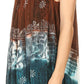 Sakkas Cecily Crinkle Floral Batik Tank with Sequins and Embroidery