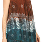 Sakkas Cecily Crinkle Floral Batik Tank with Sequins and Embroidery