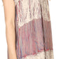 Sakkas Maritza Short Sleeve Batik Top with Crochet Embroidery and Sequins