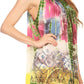 Camiseta sin mangas Batik Tie Dye Sakkas Melanie con lentejuelas y bordados