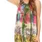 Camiseta sin mangas Batik Tie Dye Sakkas Melanie con lentejuelas y bordados