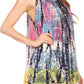 Camiseta sin mangas Batik Tie Dye Sakkas Melanie con lentejuelas y bordados