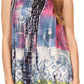 Camiseta sin mangas Batik Tie Dye Sakkas Melanie con lentejuelas y bordados