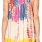 Camiseta sin mangas Batik Tie Dye Sakkas Melanie con lentejuelas y bordados