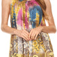 Camiseta sin mangas Batik Tie Dye Sakkas Melanie con lentejuelas y bordados