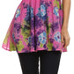 Sakkas Allena Sequin Embroidered Sleeveless Elegant V-Neck Blouse / Top