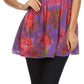 Sakkas Allena Sequin Embroidered Sleeveless Elegant V-Neck Blouse / Top