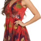 Sakkas Allena Sequin Embroidered Sleeveless Elegant V-Neck Blouse / Top