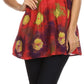 Sakkas Allena Sequin Embroidered Sleeveless Elegant V-Neck Blouse / Top