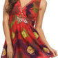 Sakkas Allena Sequin Embroidered Sleeveless Elegant V-Neck Blouse / Top