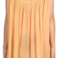 Sakkas Holli Tall Long Embroidered Sleeveless Blouse With Floral Design Accents