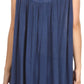 Sakkas Holli Tall Long Embroidered Sleeveless Blouse With Floral Design Accents