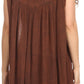 Sakkas Holli Tall Long Embroidered Sleeveless Blouse With Floral Design Accents