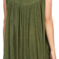 Sakkas Holli Tall Long Embroidered Sleeveless Blouse With Floral Design Accents