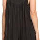 Sakkas Halia Sleeveless Floral Printed Blouse Top With Drop Neck And Draped Fit