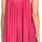 Sakkas Halia Sleeveless Floral Printed Blouse Top With Drop Neck And Draped Fit