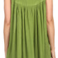 Sakkas Halia Sleeveless Floral Printed Blouse Top With Drop Neck And Draped Fit