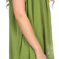 Sakkas Halia Sleeveless Floral Printed Blouse Top With Drop Neck And Draped Fit