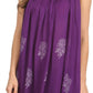 Sakkas Halia Sleeveless Floral Printed Blouse Top With Drop Neck And Draped Fit