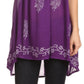 Sakkas Halia Sleeveless Floral Printed Blouse Top With Drop Neck And Draped Fit