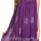 Sakkas Halia Sleeveless Floral Printed Blouse Top With Drop Neck And Draped Fit