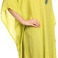 Sakkas  Ballary Embroidered Square Poncho Top Open Sleeves Cover Up With Fringe