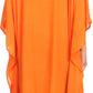 Sakkas  Ballary Embroidered Square Poncho Top Open Sleeves Cover Up With Fringe