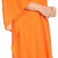 Sakkas  Ballary Embroidered Square Poncho Top Open Sleeves Cover Up With Fringe