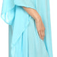 Sakkas  Ballary Embroidered Square Poncho Top Open Sleeves Cover Up With Fringe