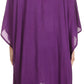 Sakkas  Ballary Embroidered Square Poncho Top Open Sleeves Cover Up With Fringe